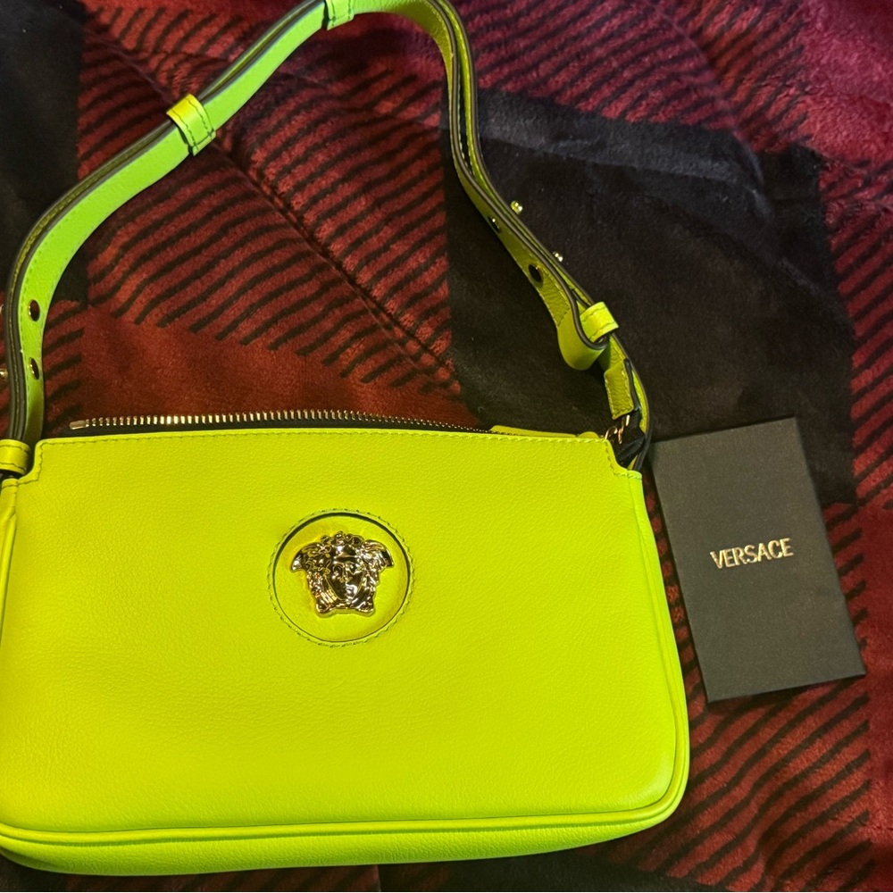 Versace Bright Lime Shoulder Bag